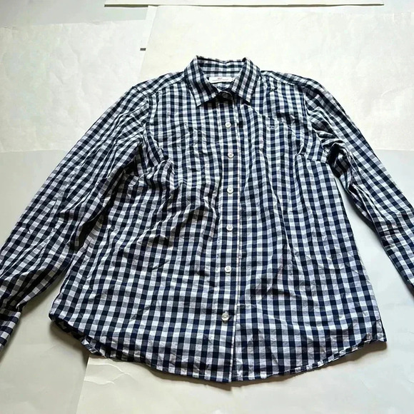 ‘Vineyard Vines’ Women’s Checkered Button Up Shirt! Size 10 - Picture 1 of 5